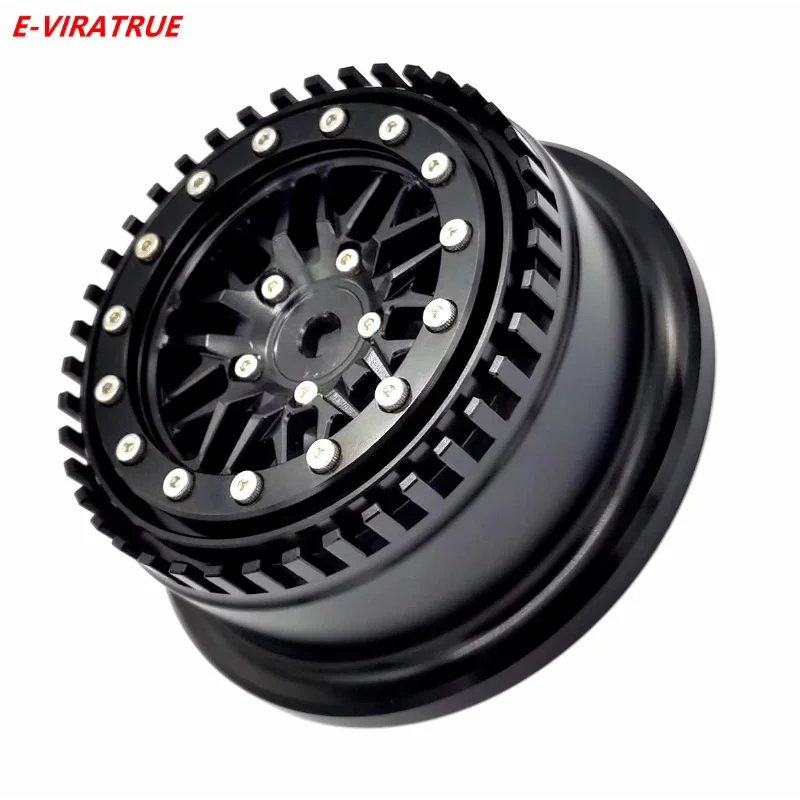 E-VIRATRUE 2.2/3.0''Alu Wheel For Losi RZR Rey/Tenacity DB/TT Pro/Baja Rey/Hammer Rey U4/Losi Lasernut/Axial SCX10 1/10 1pcs