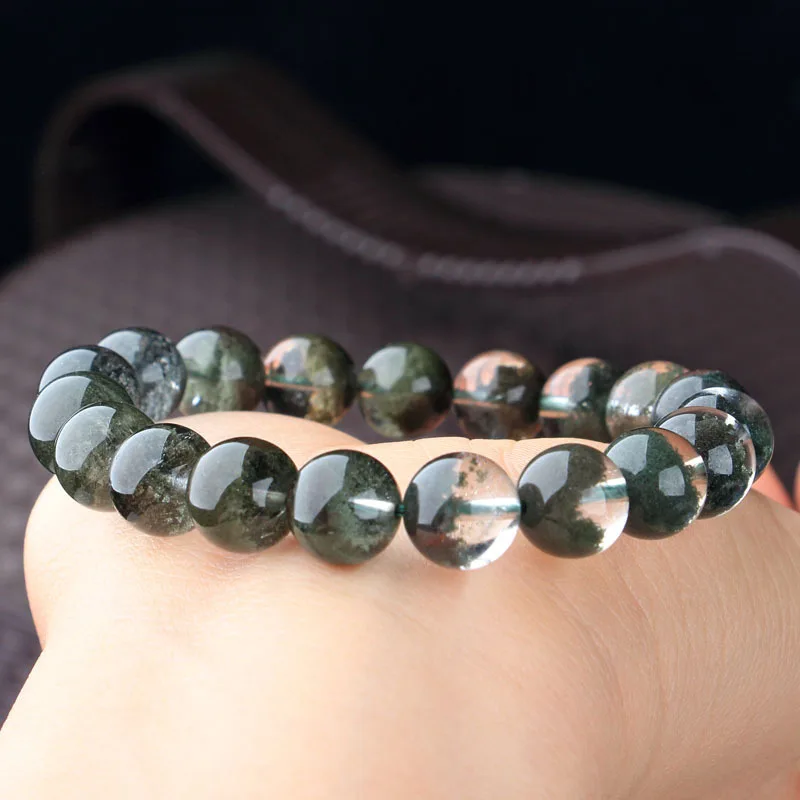 

Green Ghost Cornucopia Crystal Bracelet Brazilian Ghost Bracelet Magic Crystal