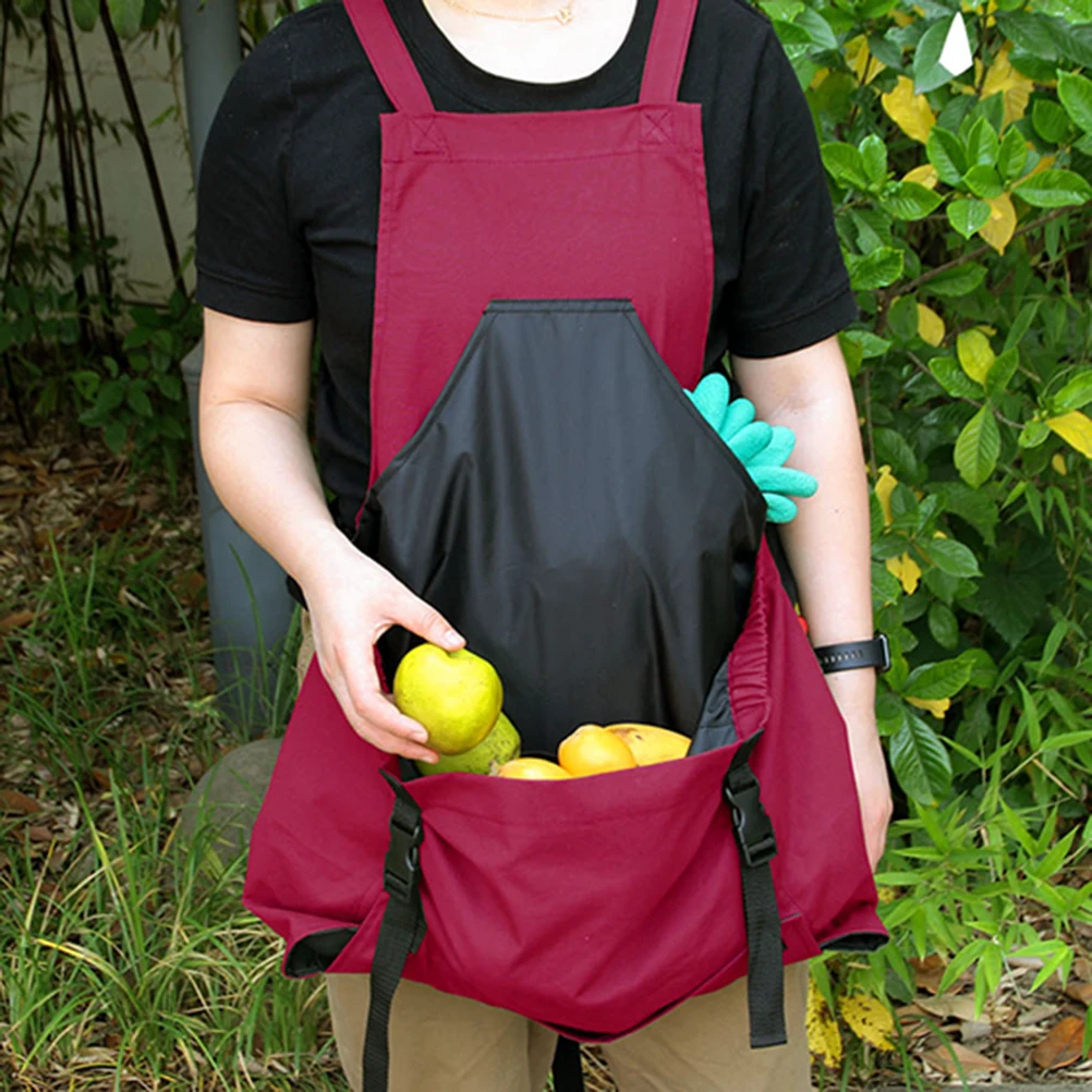 

Multifunctional Waterproof Apron Outdoor Planting Fruit Picking Bag Vegetable Picking Apron Housework Cleaning