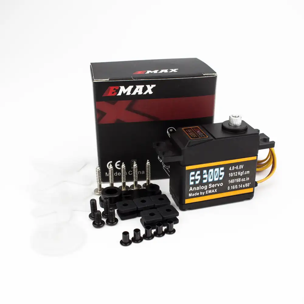 

Emax Official ES3001 37g Plastic Analog Servo For RC Model