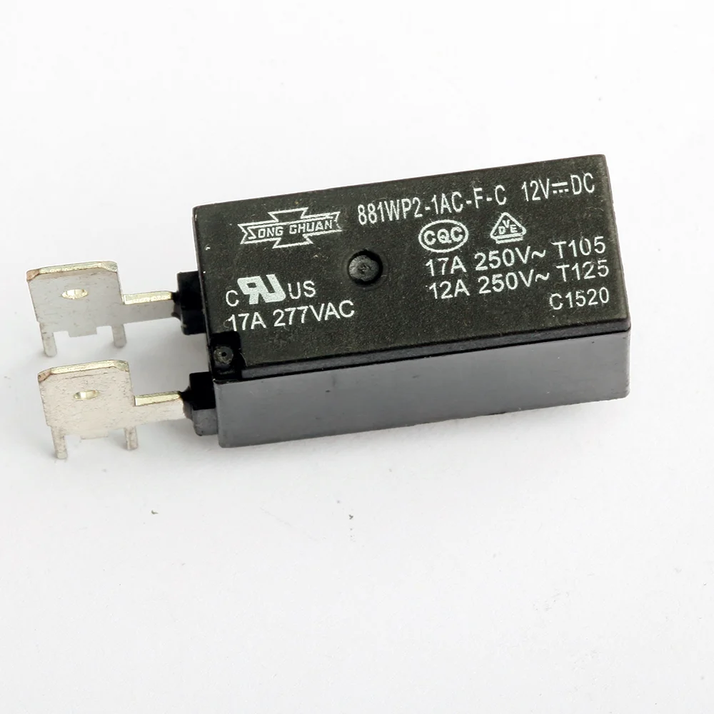 100%Original New  881WP2-1AC-F-C-12VDC 881WP2-1AC-F-C-DC12V 881WP2-1AC-F-CM02-12VDC 6PINS 17A 12VDC Power Relay