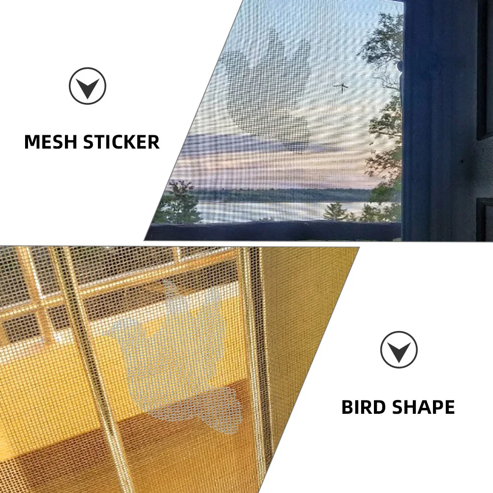 

20pcs Mosquito Screen Repair Patches Strong Adhesive Mesh Stickers For Window Door Tent Pool Screen Holes Tears Fix Tape