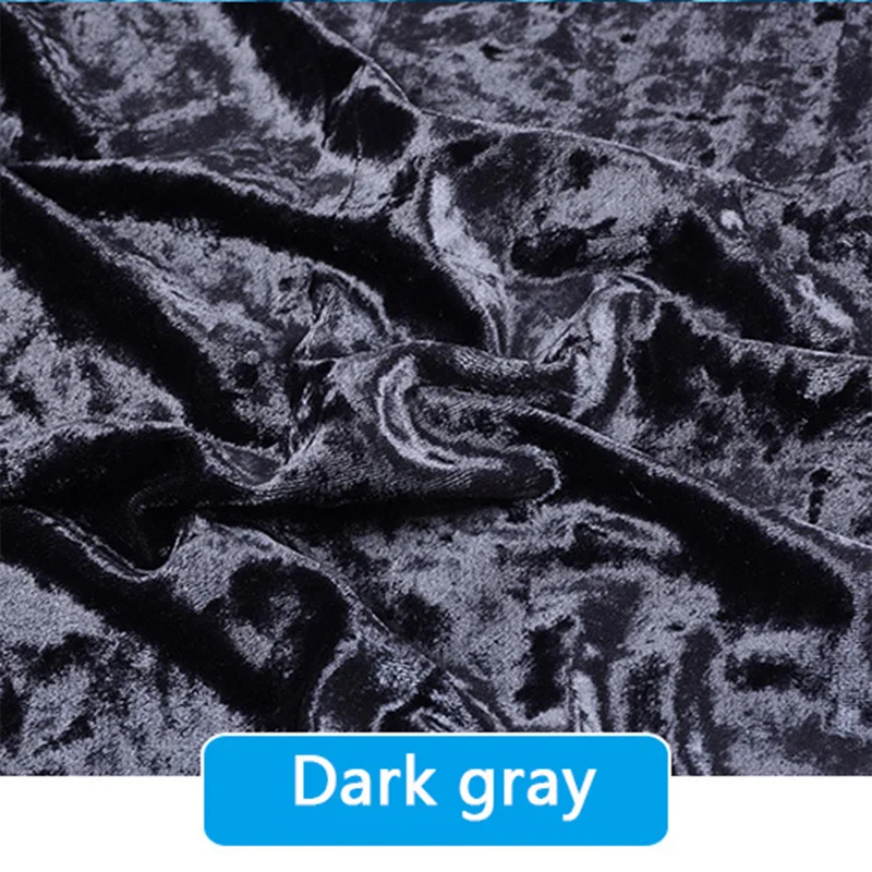1/3/5M 22 farben Stretch Samt Stoff Diamant Glanz Tuch Weiche Polsterung Textilien Diy Velours für Sofa Vorhang Hintergrund – Detail 10