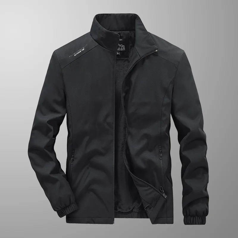 Veste coupe-vent légère pour homme, blouson aviateur, vêtements d'extérieur coupe-vent, grande taille, 5XL, sport de gym, randonnée, pêche, camping, automne