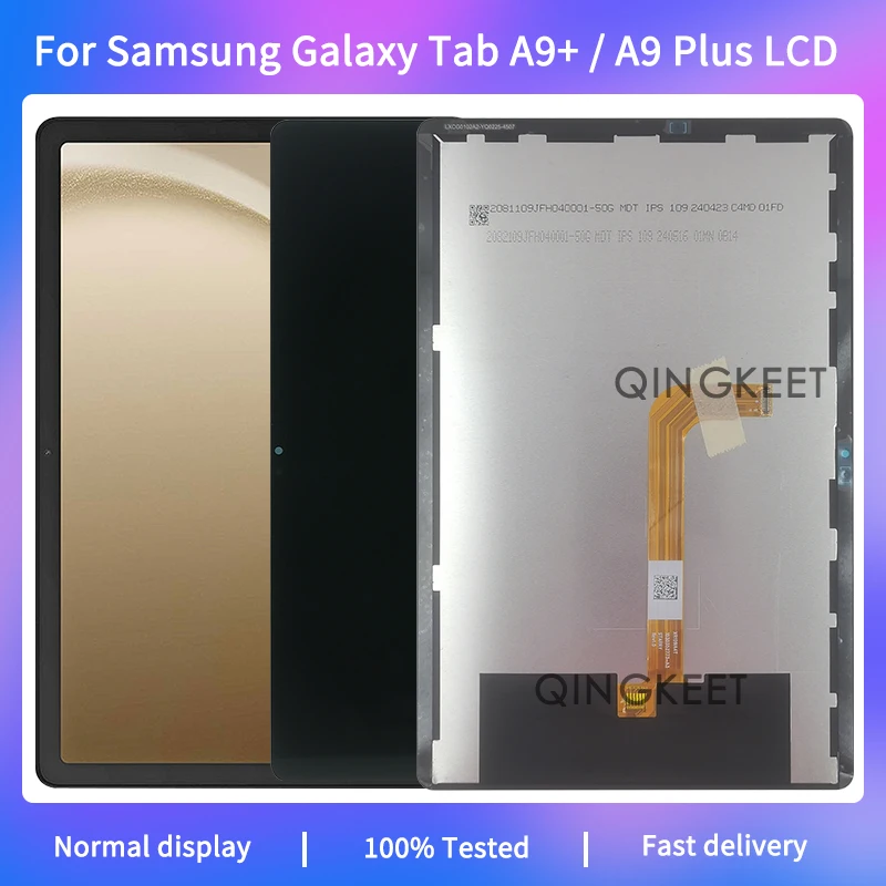 

11" New For Samsung Galaxy Tab A9+ LCD SM-X210 Display Touch Screen Digitizer Assembly For Tab A9+ SM-X210 SM-X215 LCD