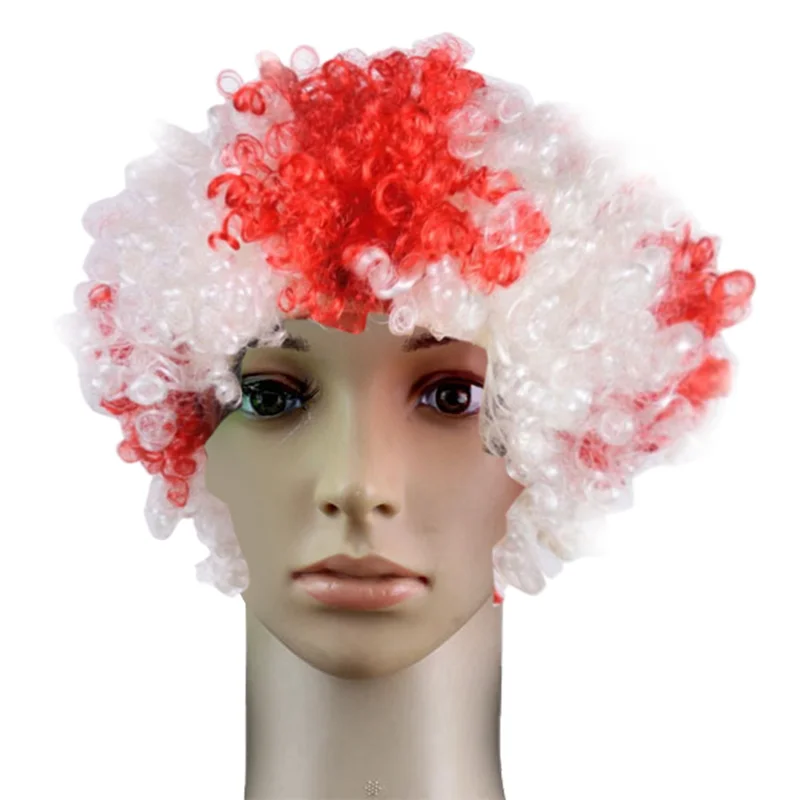 

Universal Football Cap Men Women Wig Hat Breathable Soft For Outdoor Tournament Fan European Cup Games Easy Install E