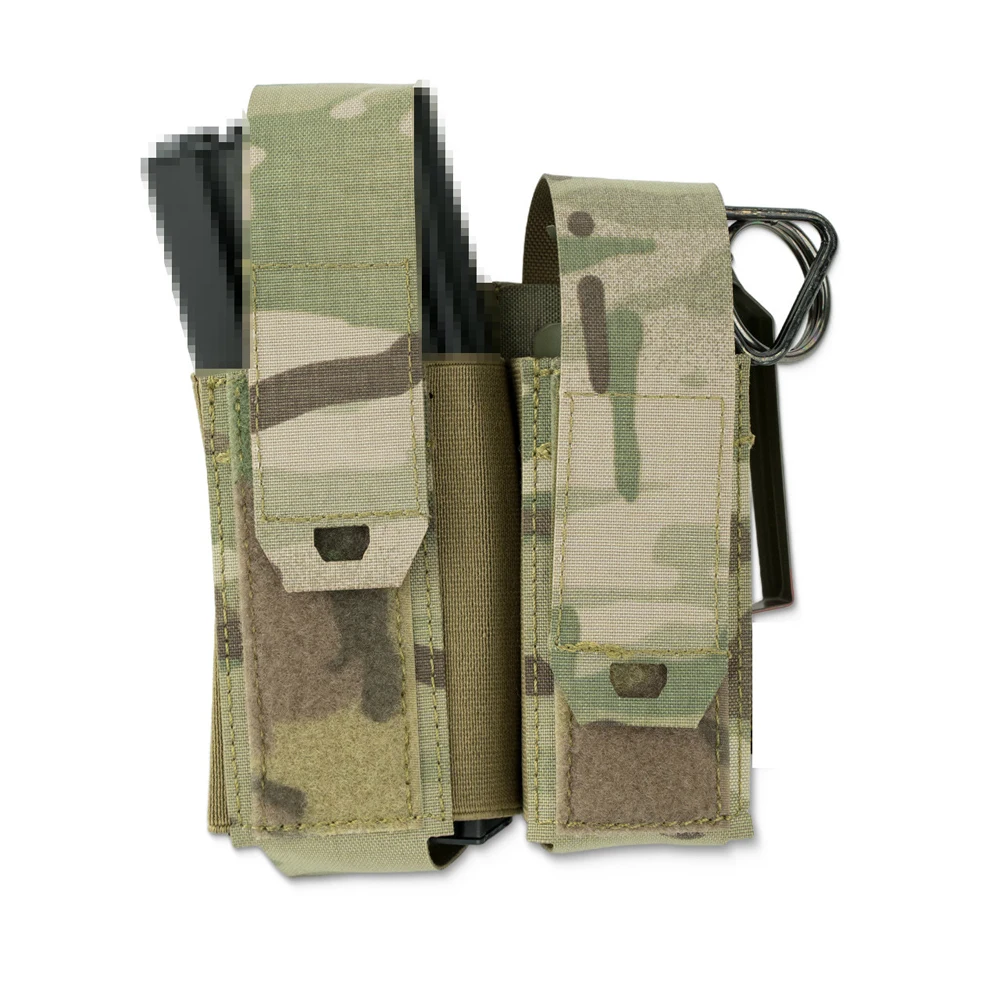 Outdoor Tactical Multi-purpose Tool Quick Pull Bag, Dual 556 Flip Magazine Bag, Waist Cover Accessory Bag