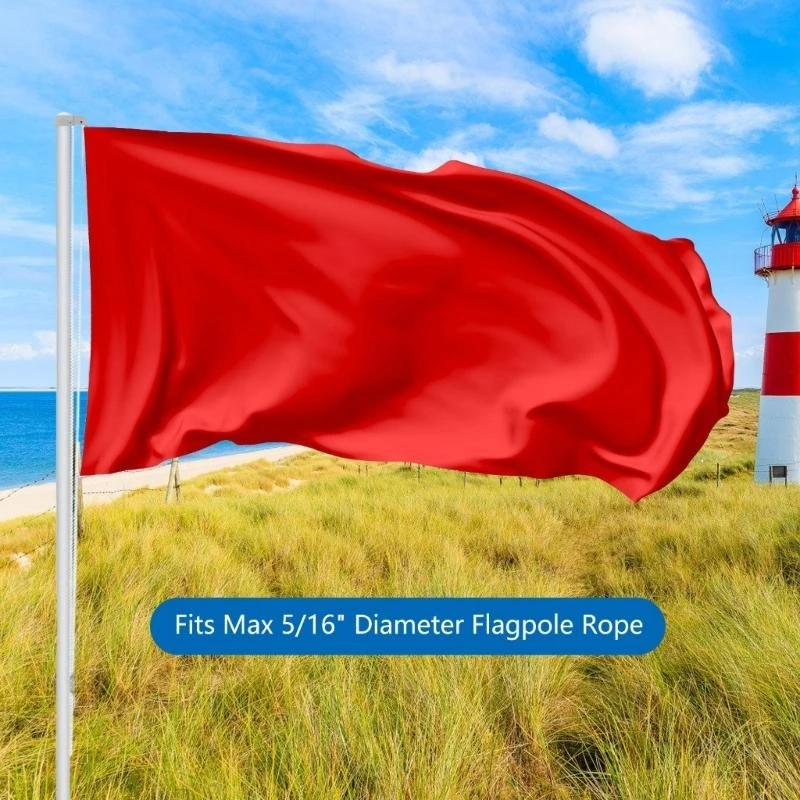 شاحنة قضيب العلم مع بكرة نايلون لمدة 2-2.6.6 بوصة قطر الأعمدة الأعمدة في الهواء الطلق بيع أعلى