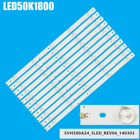 LED strip 5leds For Hisense 50'' TV SVH500A24 HD500DF-B53 HD500DF-B54 RSAG7.820.6660 50H5GB 50H5C 50H4C 50h5b 50H4CA LC-50N5000U