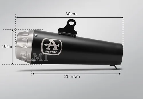 Imagen 2 del producto Sistemas de escape universales de flecha para motocicleta, silenciador de tubo trasero DB Killer para 450SR Ninja 650 CBR3000 GSXR750 Z900 R1 R25, 51mm y 60mm
