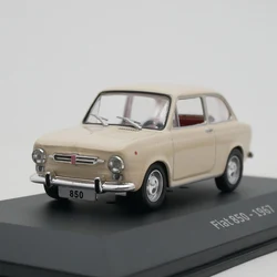 Ixo 1:43 Fiat 850 1967 Diecast Car Metal Toy Models