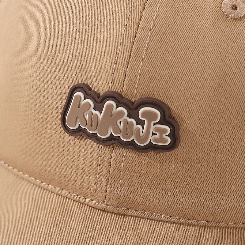 

Однотонные детские бейсболки с надписью, летние хлопковые кепки с коротким козырьком для малышей, солнцезащитные кепки для мальчиков и девочек