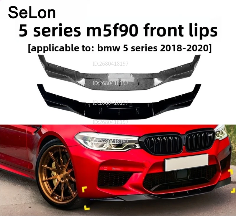 

For BMW 5 Series Bmw M5 F90 Early 2018-20 Front Lip Front Shovel Spoiler Surround Exterior Decoration Modification