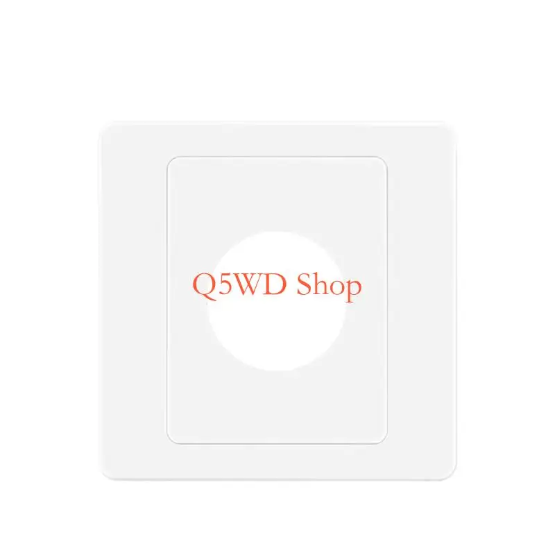 Q5WD لوحة غطاء أنيقة حديثة لإدارة الكابلات لوحة غطاء مناسبة لمقبس 86 نوع