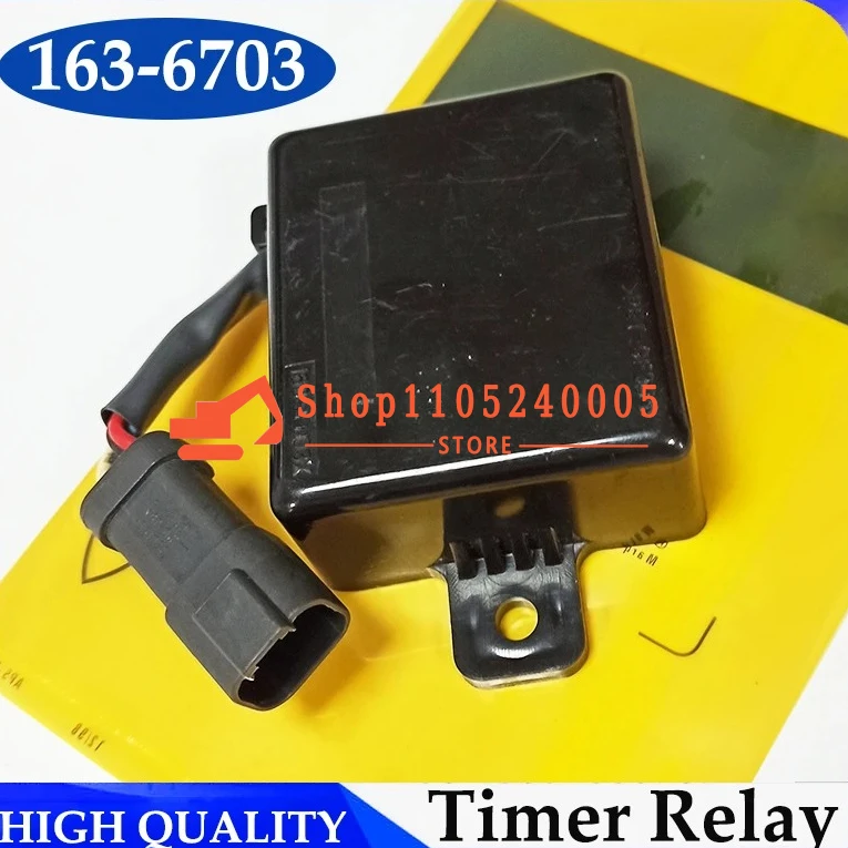 

1636703 Time Relay 163-6703 For Excavator E320B E320C Safety Start Relay