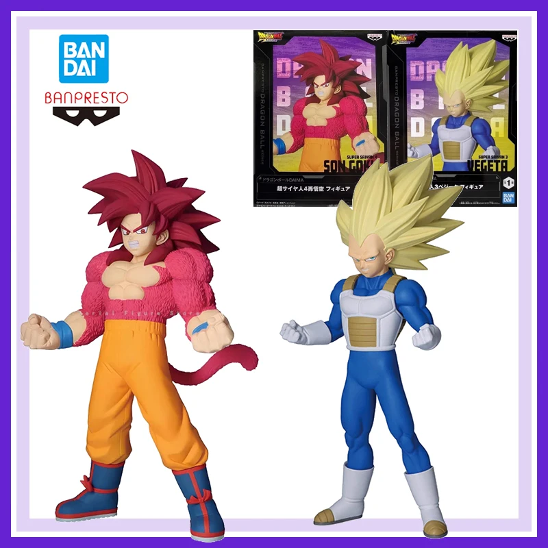 Original Bandai Banpresto Brand New Unopened Dragon Ball Daima Super Saiyan 4 Son Goku Vegeta Anime Action Figures Model Gift view 2