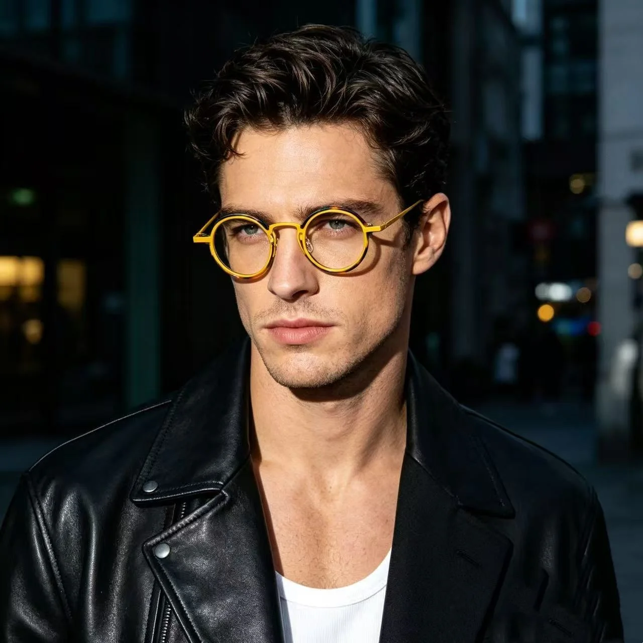 Glasses for Women Men Round shape Acetate Glasses Frame Vintage Style Statement Designer Eyewear