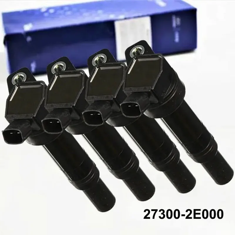 4pcs 27300-2E000 Car Ignition Coils For Hyundai Elantra Kia Soul Forte 1.8L 2.0L 2011 2012 2013 2014 27300 2E000 273002E000