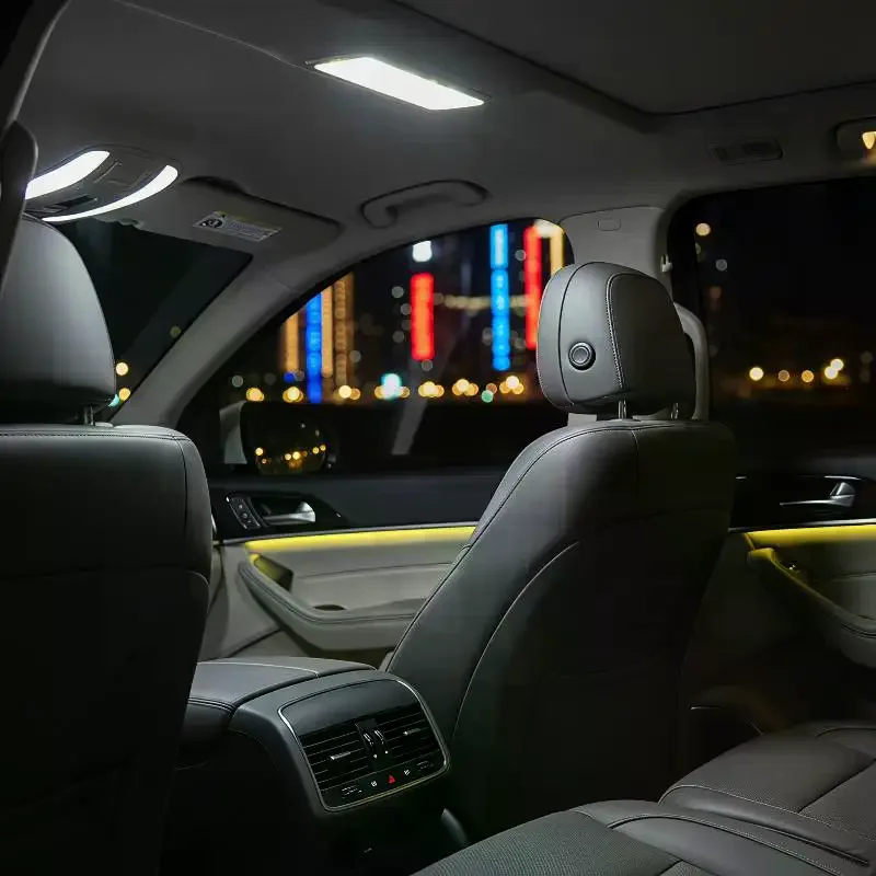 COB Car Interior LED Panel Light Kit Super Bright Universal Adapters Easy Wiring for Auto Interior Lighting System Upgrade view 2