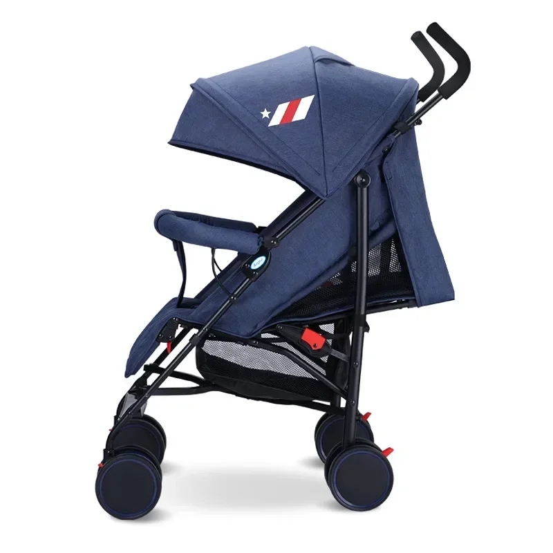 

Summer Stroller Stroller Light Portable Folding Can Sit and Lie Simple European Trolley Bb Baby Umbrella Car