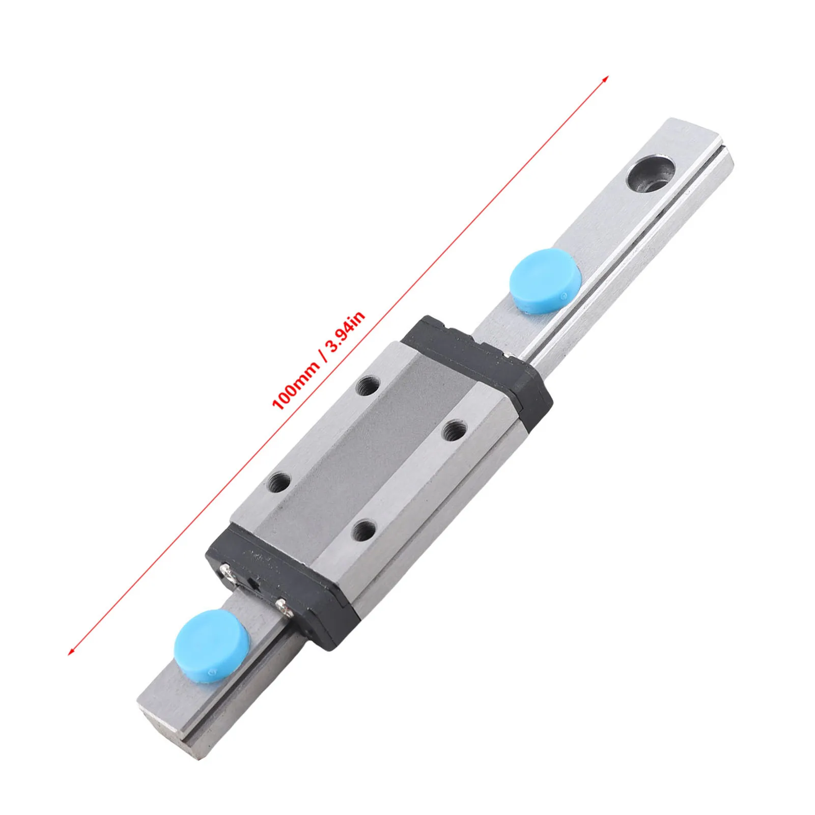 100 ミリメートル MGN9H ミニチュアリニアレールレール 9 ミリメートル幅スライドブロックリニアモーションレールリニアレールキャリッジリニアレール