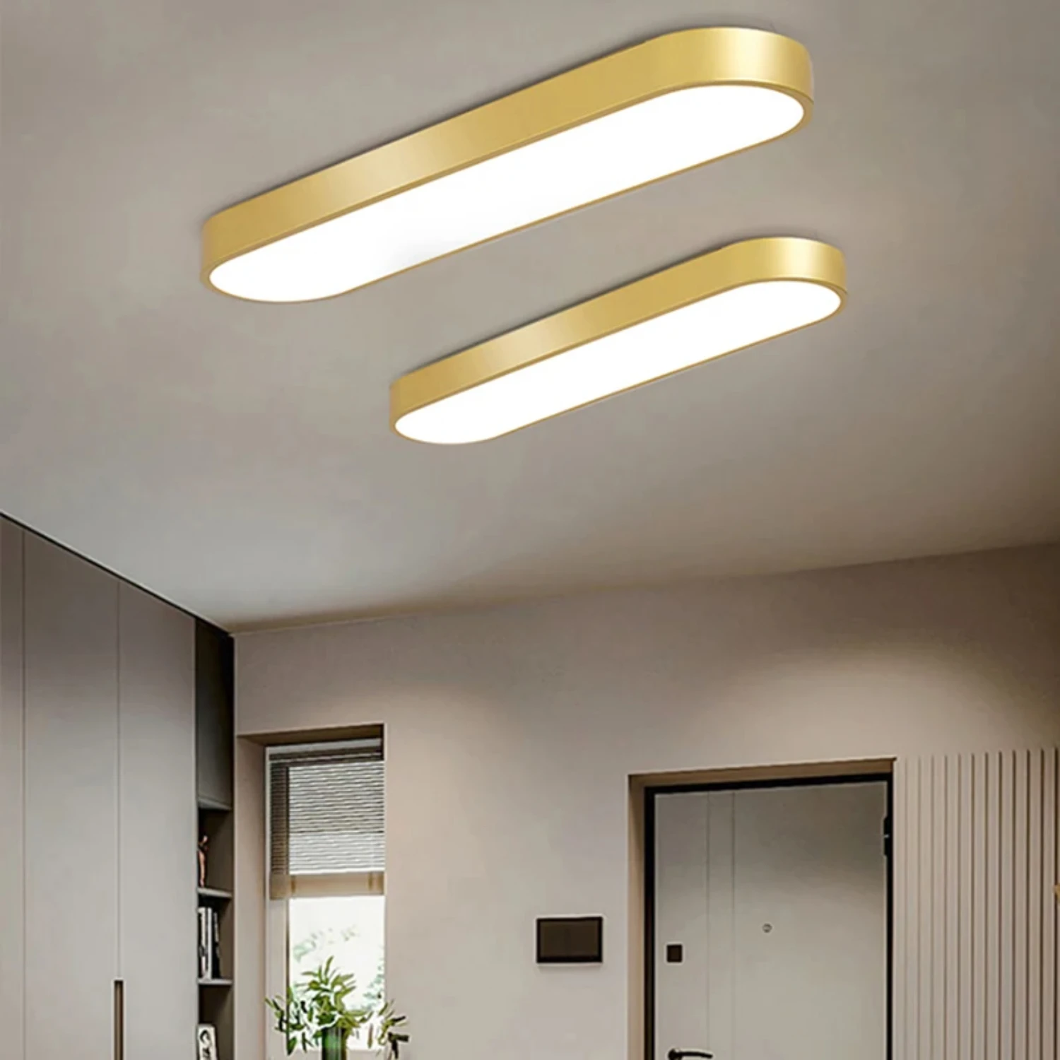 Modern Ultra-Thin Ceiling Light for Stylish Indoor Lighting in Restaurant, Kitchen, Bedroom - Sophisticated Decor Option