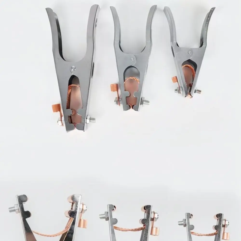 Welding Earth Clamp Heavy Duty Grounding Clip Secure Metal Connector For Plasma Cutting And Electric Welding Work Tool