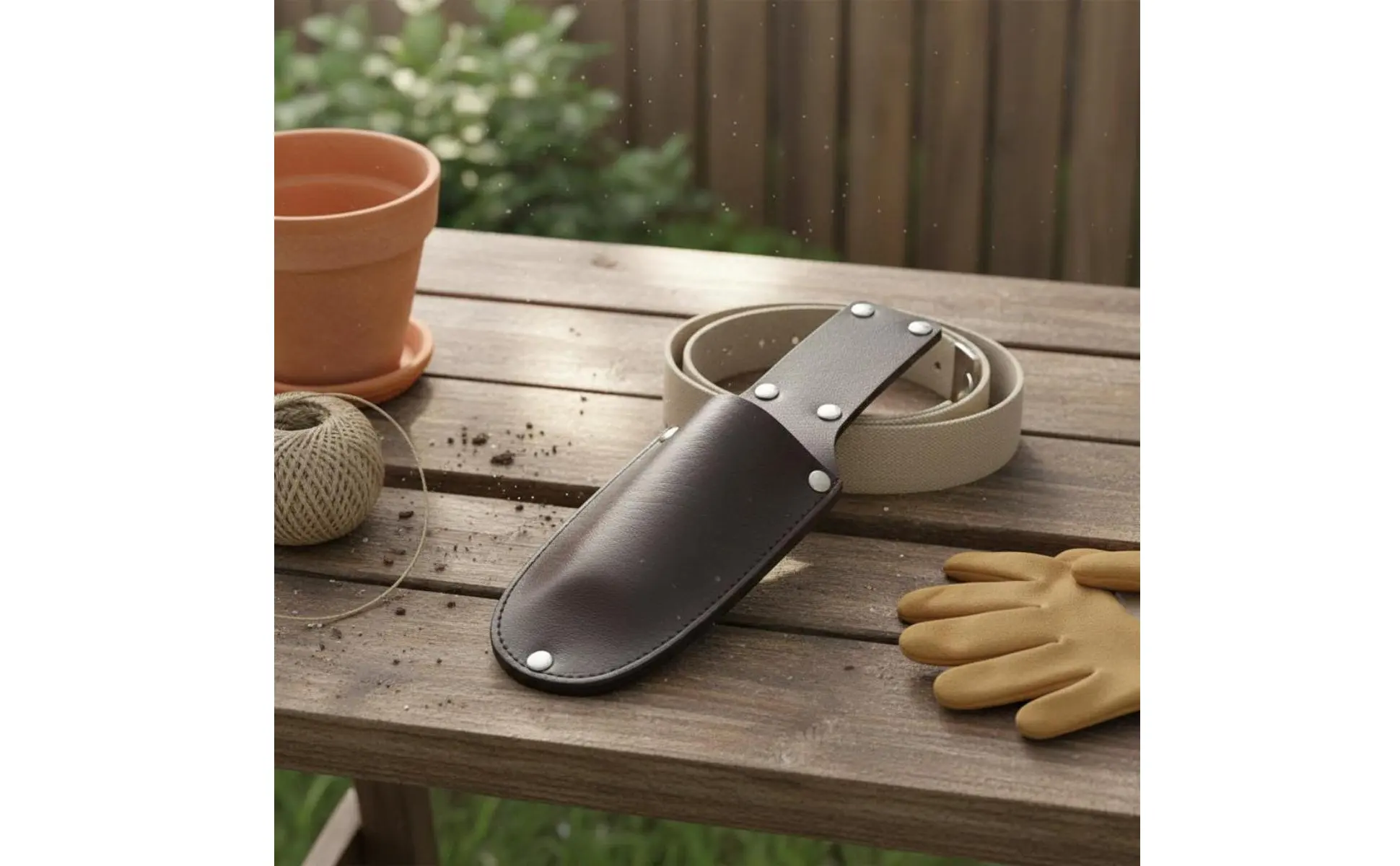 Pruning Shear Sheath Belt Hang Garden Shear Sheath Garden Pruner Sheath Shielded Tool Storage Long-Lasting for Gardeners
