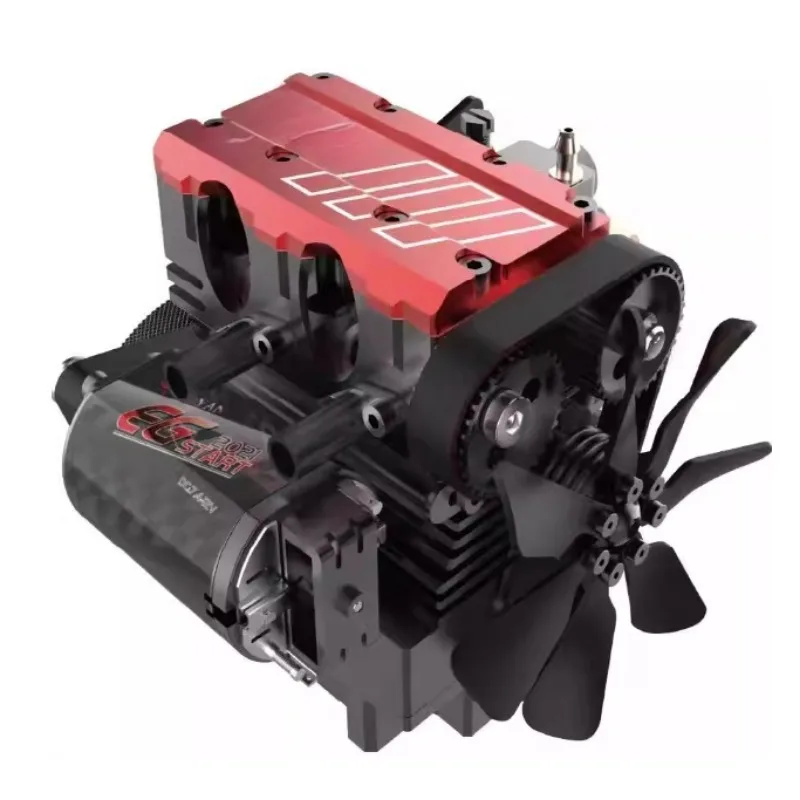 Four-stroke Inline Dual-cylinder Methanol Engine Assembly Model FS-L200AC-OT