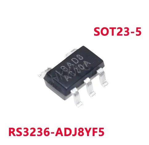 20-100/PCS New RS3236-ADJ8YF5 Silk-screen printing LBAD8 SOT-23-5 High precision linear voltage regulator chip In Stock
