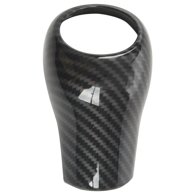 5X Carbon Fiber Gear Shift Knob Cover For Mercedes-Benz W204 W212 A C E G GLS Class