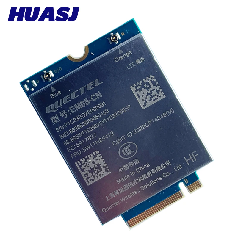 HUASJ EM05-CN M.2 4G 모듈, FRU 5W11H85412, FDD-LTE TDD-LTE 4G 카드, Cat4 노트북용