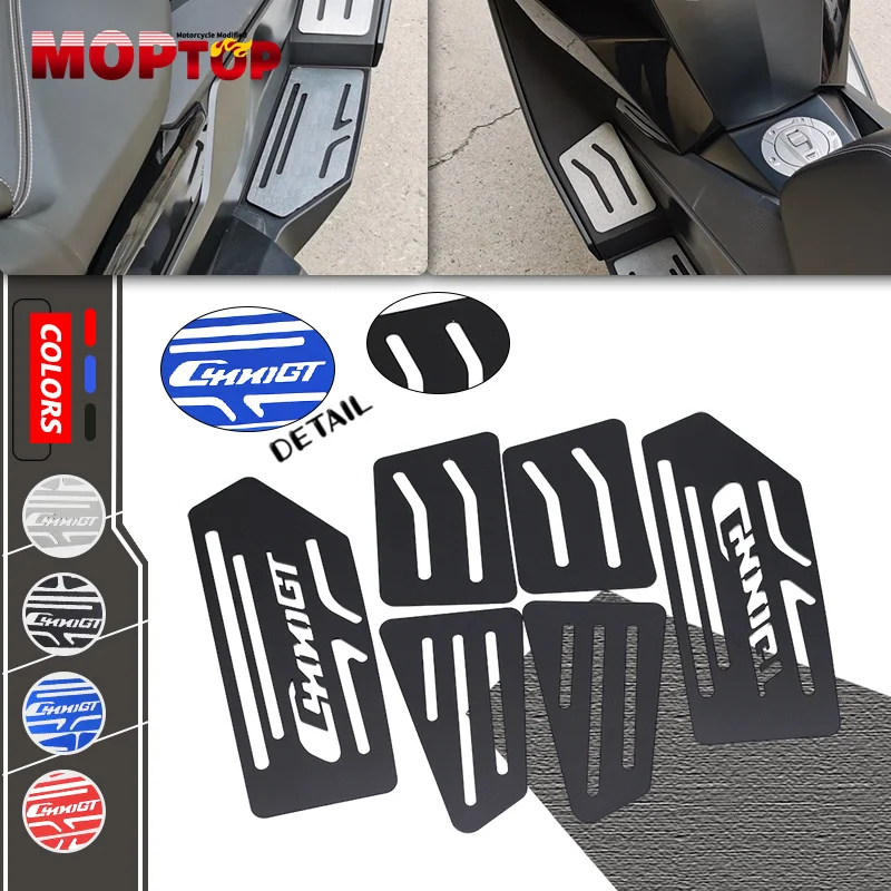 

New Motorcycle Foot Pedal Footrest For BMW C400GT C400X C 400GT 400X 2018-2021 CNC Aluminum Footboard Step Foot Pegs Pedal Kits