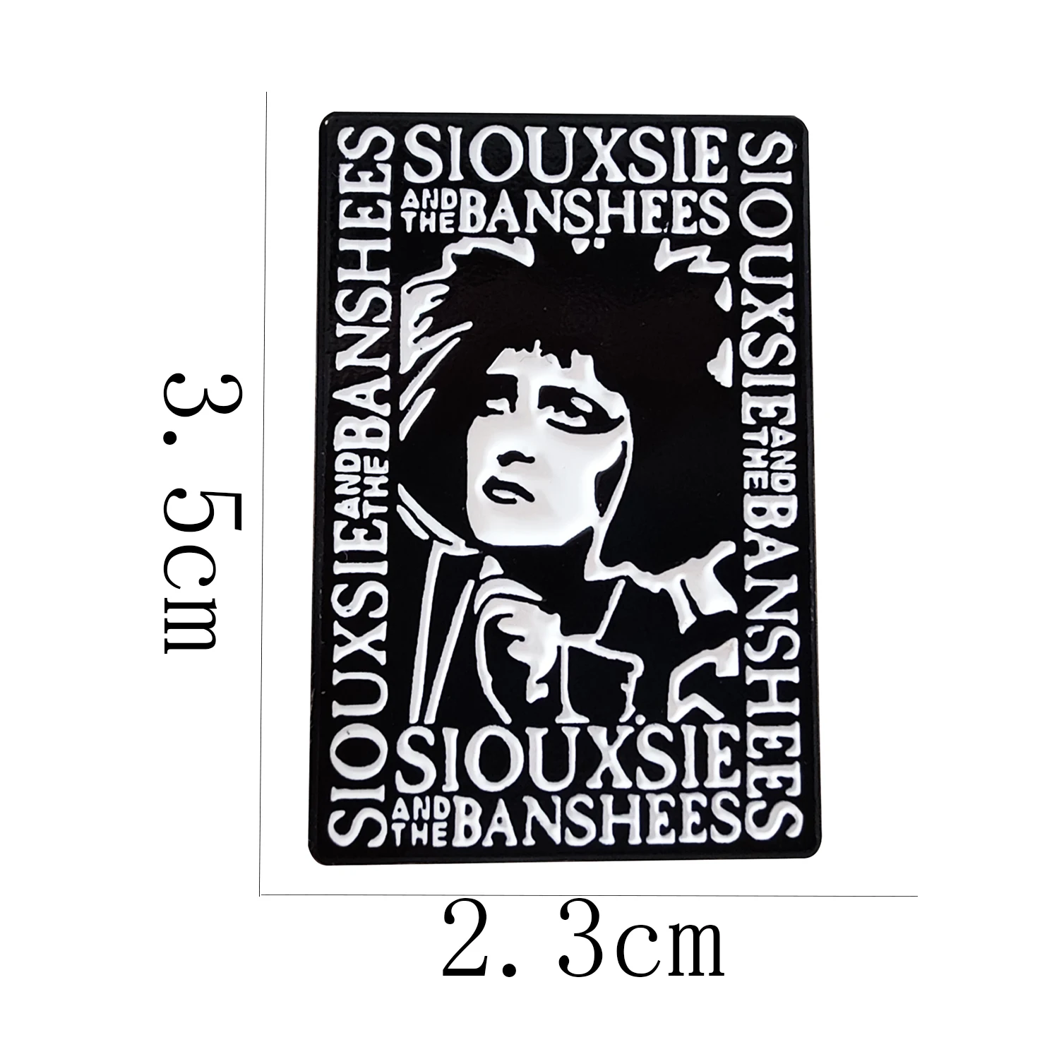 Siouxsie and The Banshees Rock Band Enamel Pin Lapel Group Brooch Metal Badge Jewelry Accessary