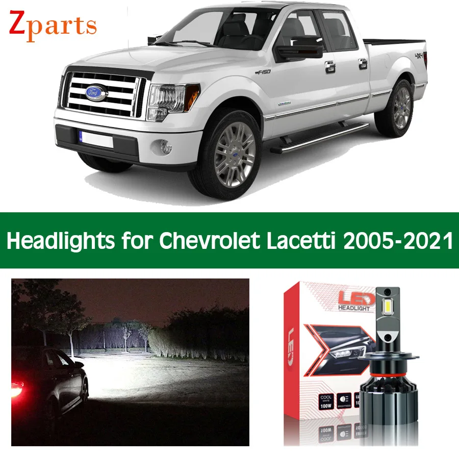 

Car Headlight Bulbs For Ford F150 F-150 2004-2012 LED Headlamp Low High Lightings Beam Canbus Auto Lights Lamp Accessories