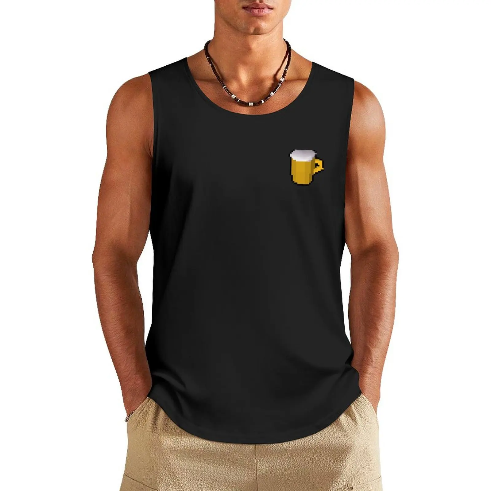 

Beer glass Tank Top sleeveless tshirts for men cool things