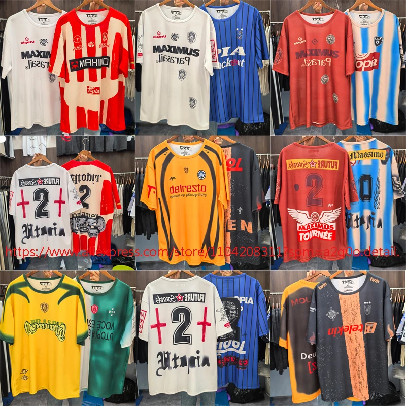 High-quality Multiple Sports Jerseys Cactus Jack Short-sleeved Trendy Mesh Breathable Round-neck T-shirts UTOPIA Tops