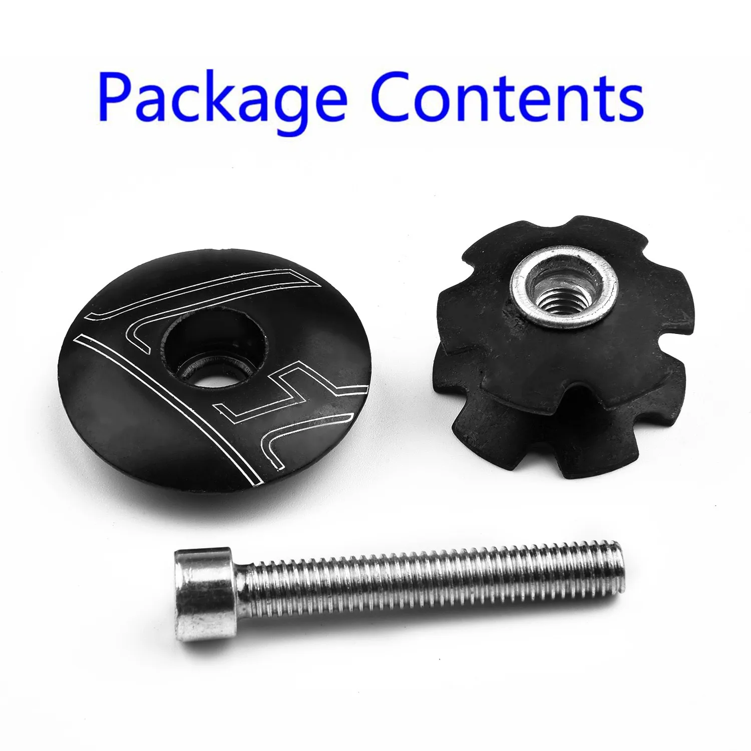 Bicycle Front Fork Mount Cores MTB Steer Tubes Headsets Flanged Fastening Bolts Star Nuts For 1-1/8" 28.6mm Bicycle Accessories