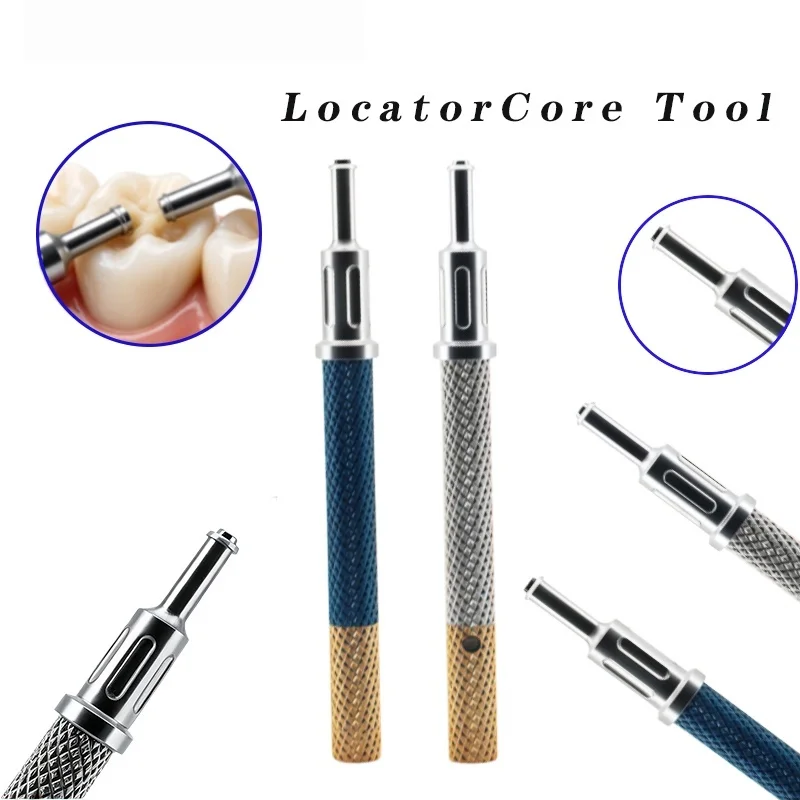 Dental Implant Retention Caps with Retention Caps Core Tool Removable Insertion Extraction Abutment Overdenture Attachment Kit