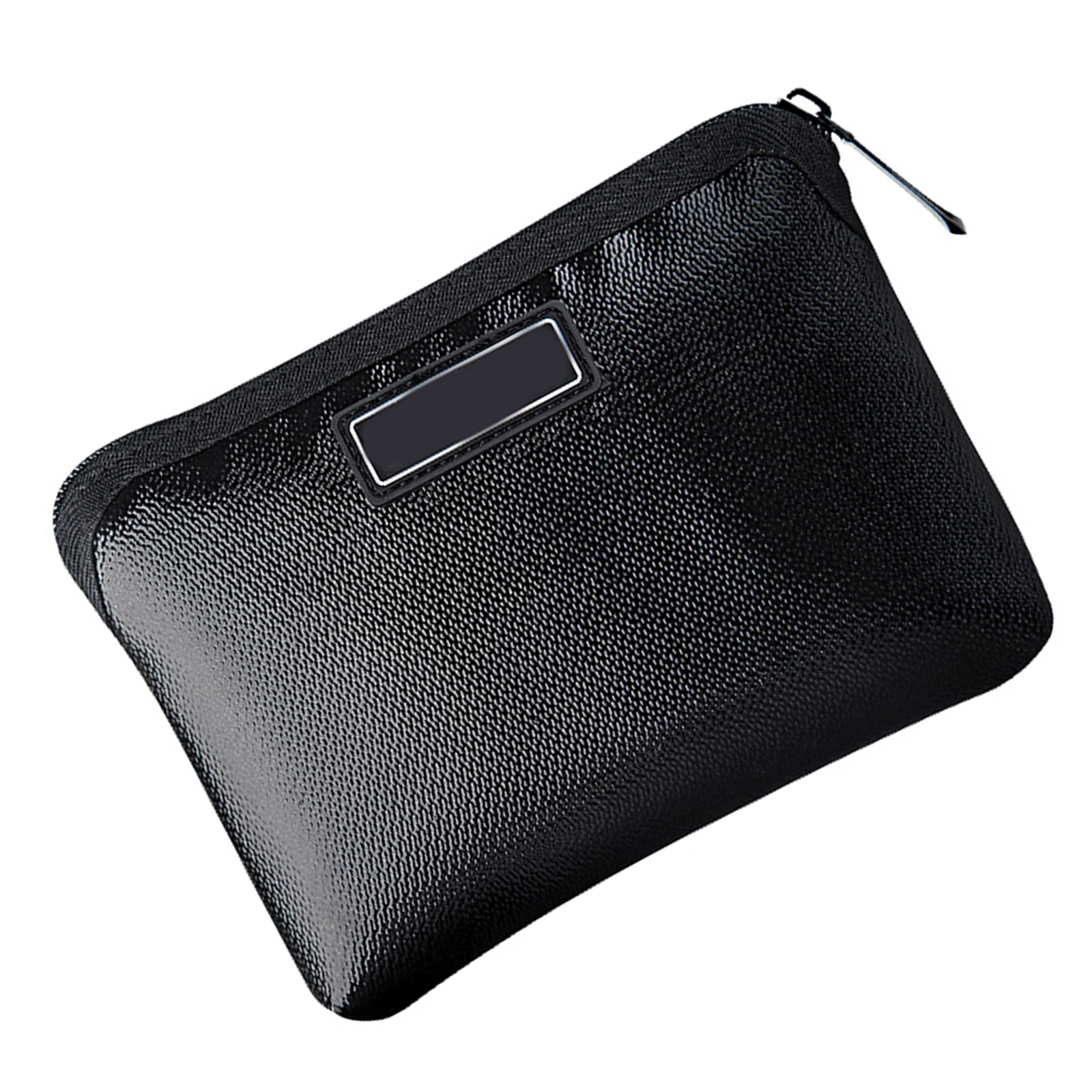 Waterproof Document Bag Storage Black Explosion-proof Silicone Fiberglass Cloth