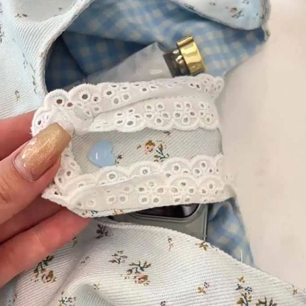 

Кошелек на запястье со свежим цветочным принтом, маленькая большая сумка, корейский стиль, весенняя прогулочная сумка, большая вместительная женская сумка на плечо, сумка для обеда