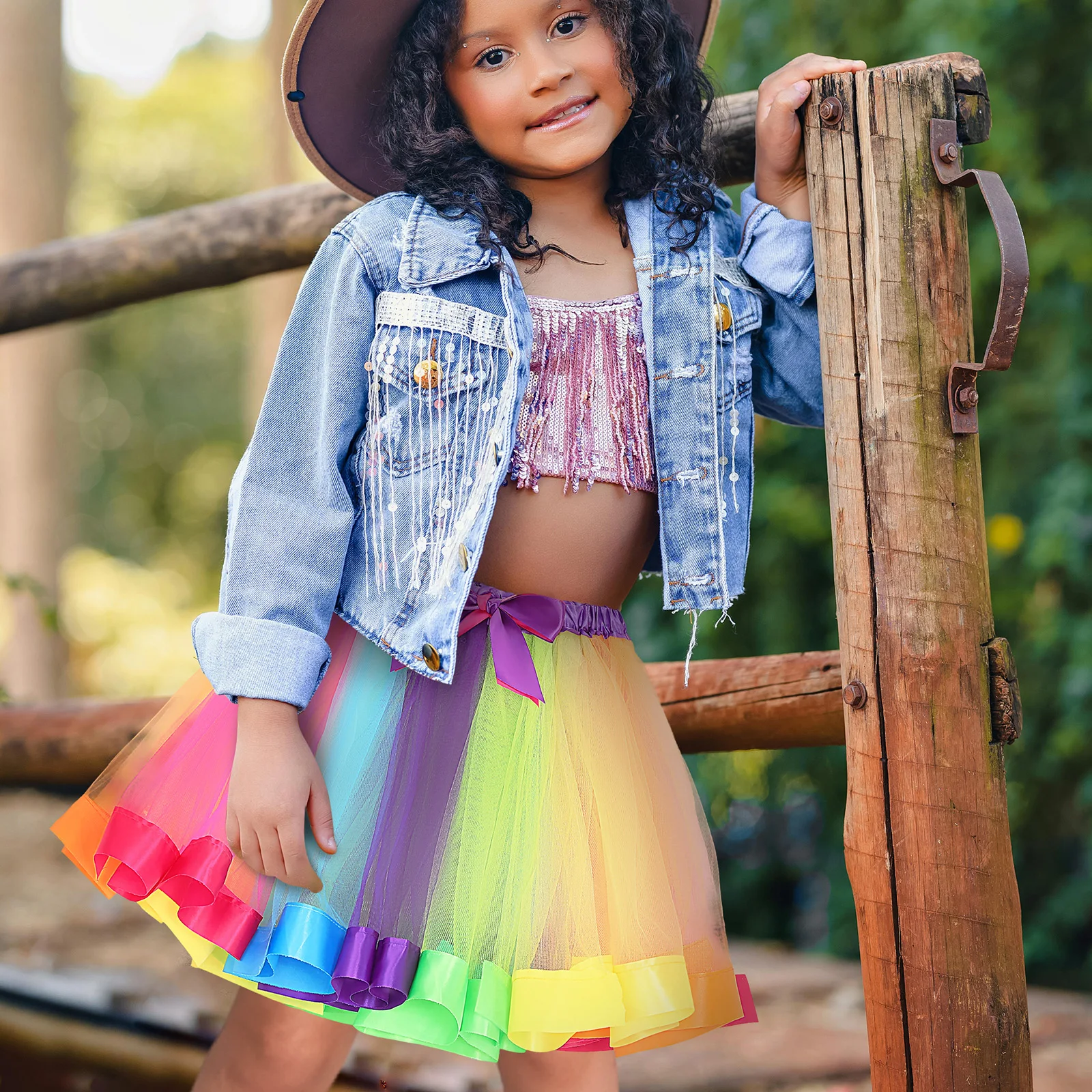 

Rainbow Tutu Skirt Short Tulle Layers Stretch Waist Dance Performance Party Skirt Women Rainbow Dress Women