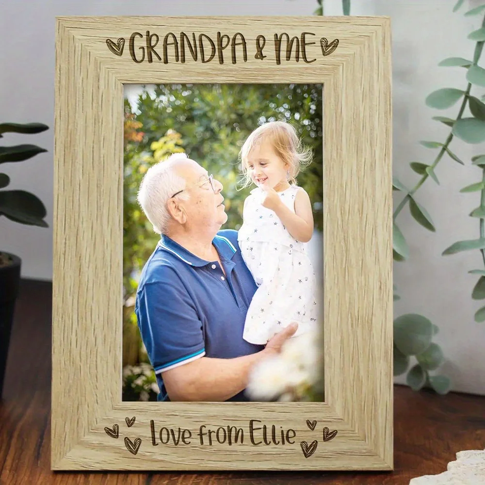 تخصيص إطار الصورة الجد وأنا هدية الجد شخصية | هدية عيد الميلاد للجد قم بتحميل صورتك لتخصيص الصورة f #4