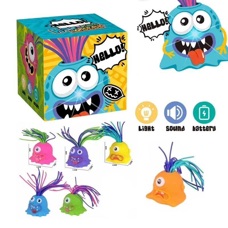 Funny Hair Pulling Will Be Screaming Little Teaser Artifacts Kids Decompress Toys Creative Fun Educational Halloween Toys