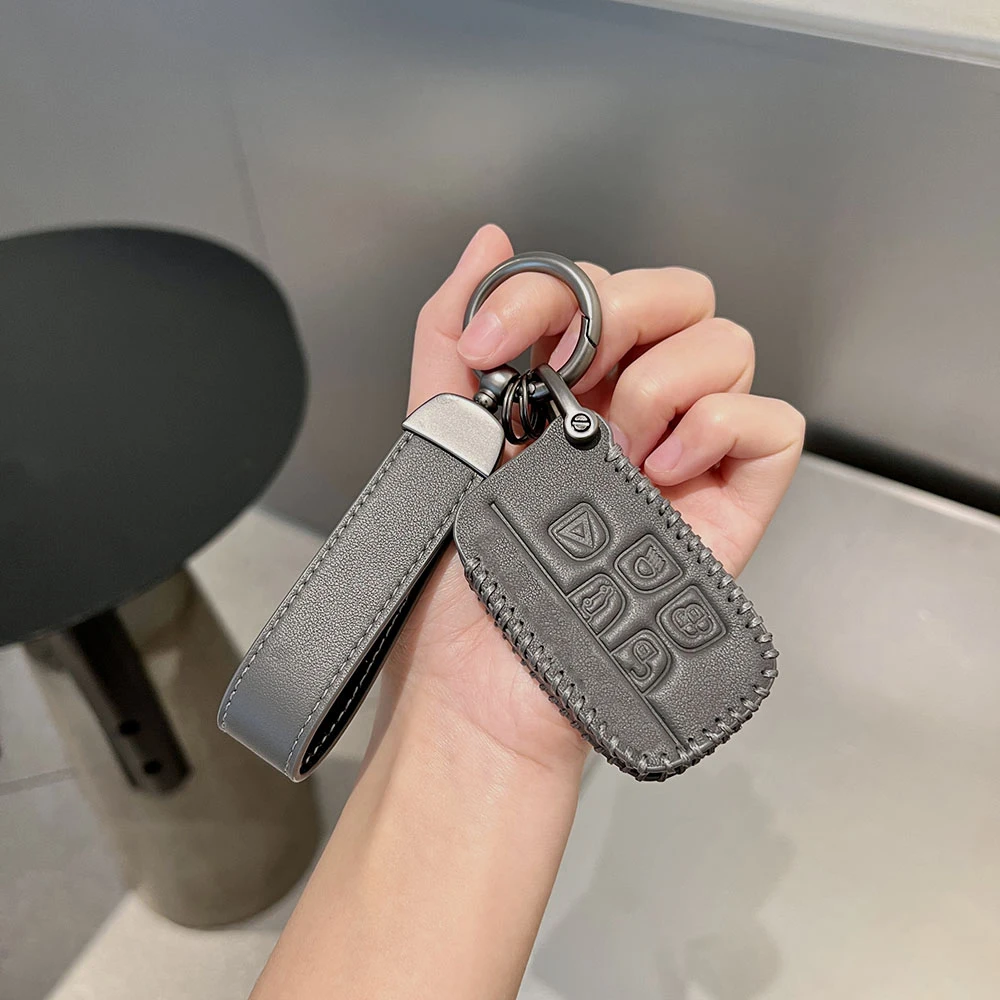 For Land Rover Range Rover Sport Evoque Velar Discovery 5 Jaguar XE XF E-Pace F-Pace A9 A8 A9 X8 XJ XFL XJL Car Key Case Cover - view 2