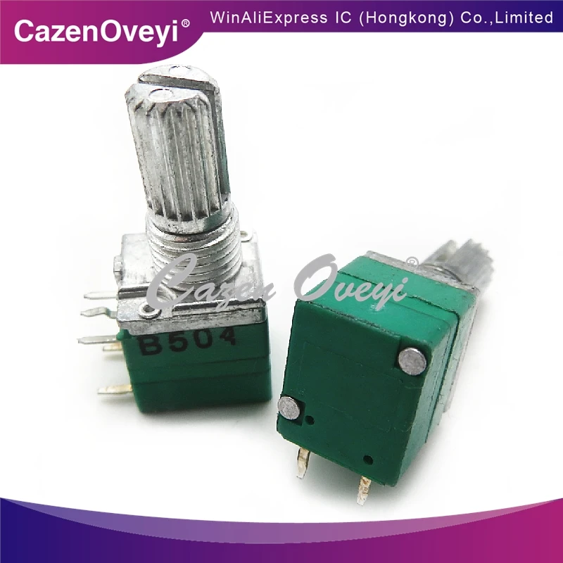 

5 шт. 5-контактный потенциометр с одним аудиоусилителем RV097NS B500K (504)