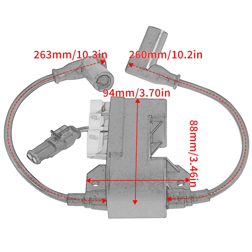 Boat Ignition Coil Assy For Lynx Rave 59 Yeti Xtrim 550 2010 2011 2012 2013 2014 2015   512060324  Motorcycle accessories  PARTS