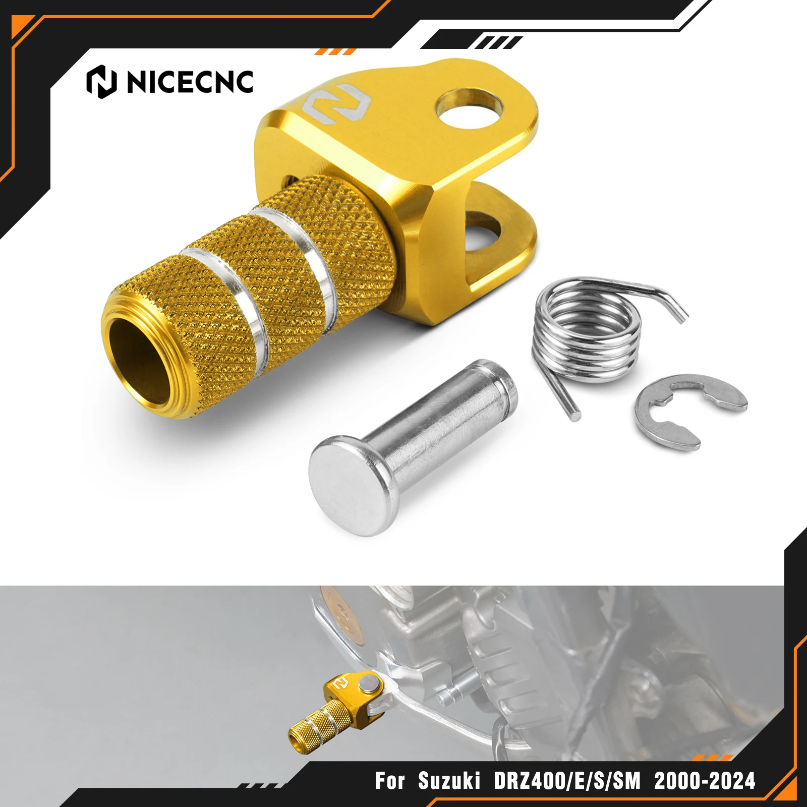 

NICECNC For Suzuki DRZ400S DRZ400SM DRZ 400E DRZ 400 S DRZ 400 SM DRZ400 DRZ 400 E S SM 2000-2024 Gear Shifter Shift Lever Tip