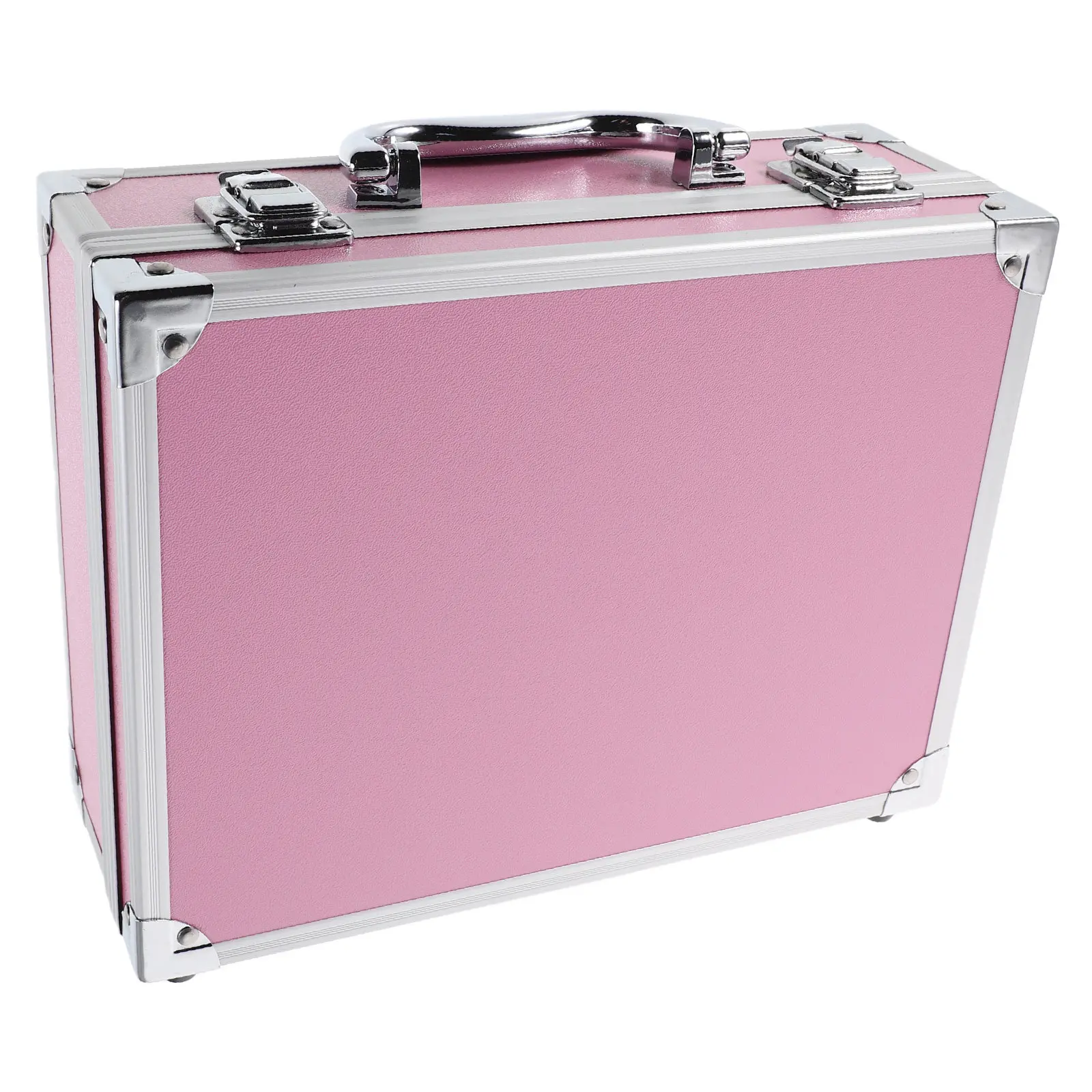 

Large Aluminum Alloy Tool Box Portable Makeup Case Multifunctional Storage Organizer for Tools Cosmetics Supplies