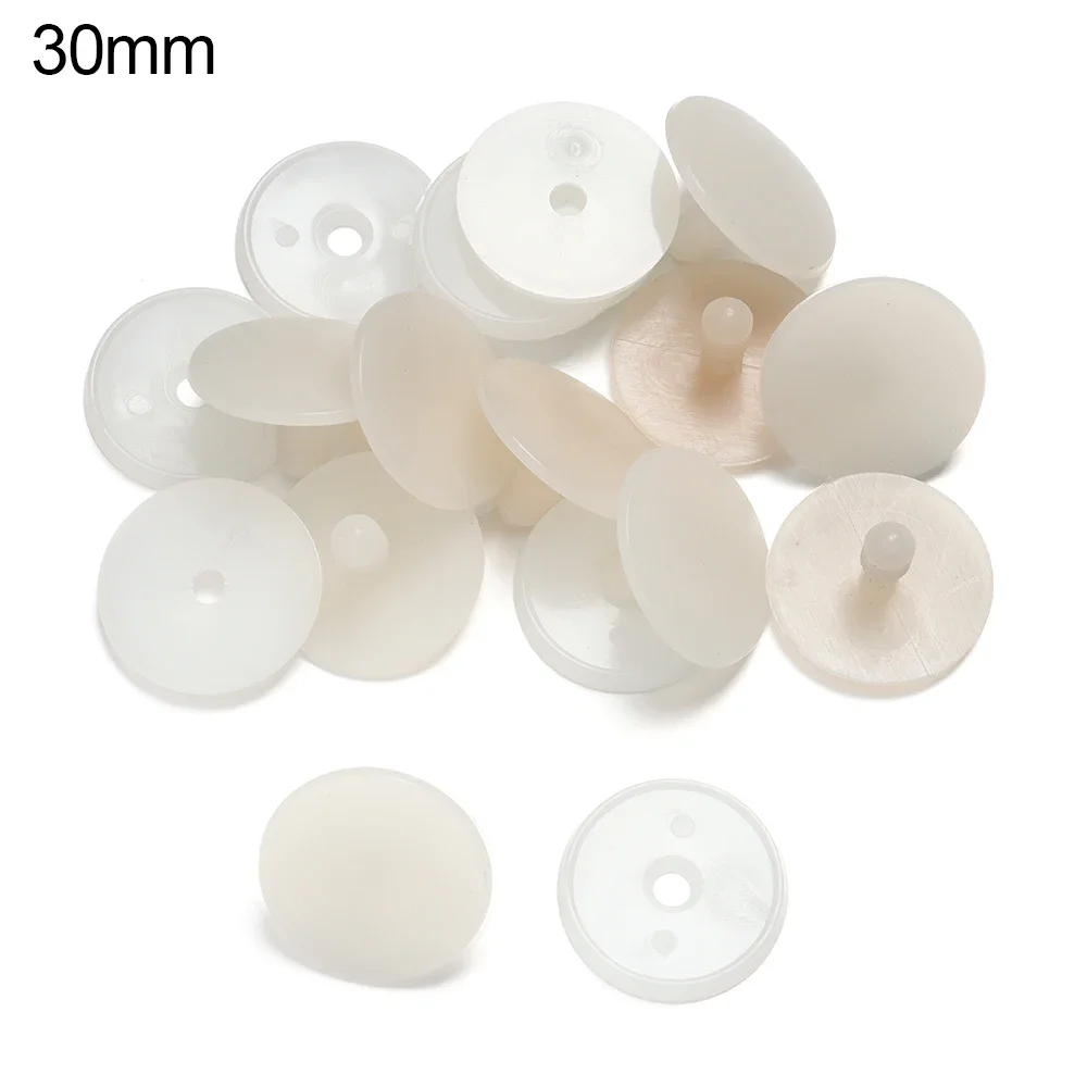 20/50Pcs 15/20/25/30/35/45mm Weiß Kunststoff DIY Puppe gelenke Teddybär Machen Handwerk Kinder Spielzeug Puppen Zubehör Für Kind Spielzeug